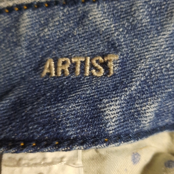 AEO Women's Distressed Artist Flare Jeans Sz 6R - Picture 10 of 12